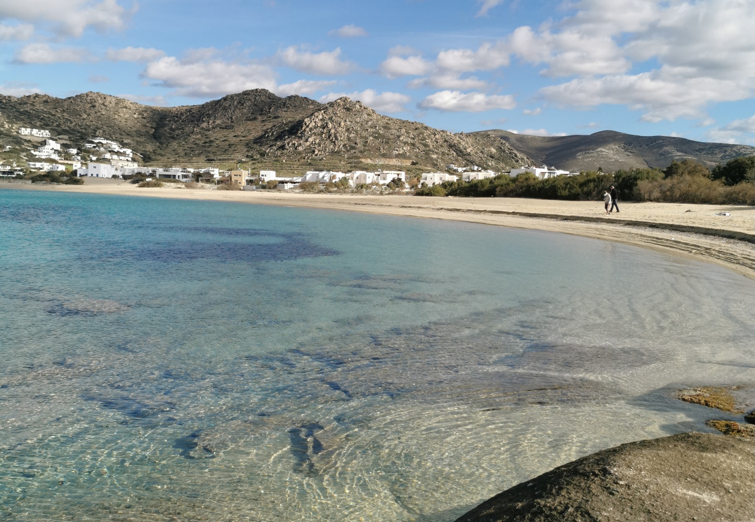 Mikri Vigla apartments and beach in Naxos